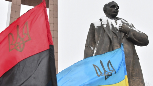 Pomnik Stepana Bandery we Lwowie