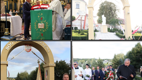 1000 lat Królestwa Polskiego i 45 lat Solidarności. W Morawicy odsłonięto Łuk Triumfalny
