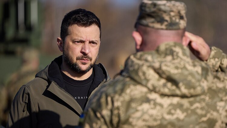 Prezydent Ukrainy Wołodymyr Zełenski