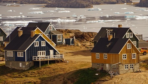 Zabudowania na Grenlandii