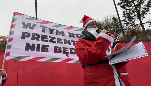 Protest Świętych Mikołajów