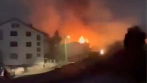 Pożar w Macedonii Północnej