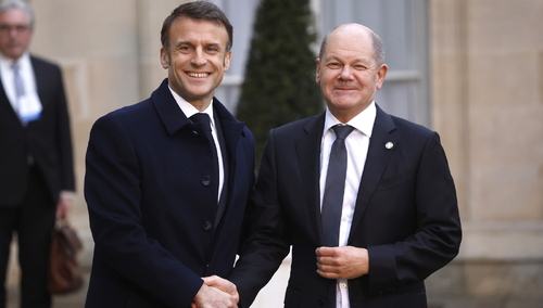 Emmanuel Macron, Olaf Scholz