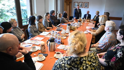 Spotkanie przedstawicieli oświatowej "S" w Koninie