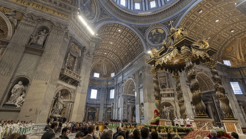Jubileusz Artystów i Świata Kultury. Msza św. w Bazylice św. Piotra