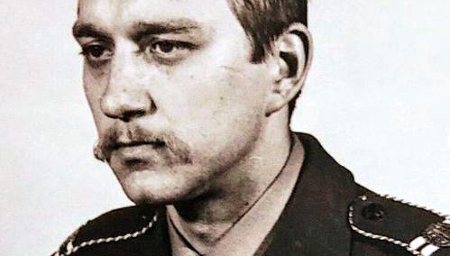 Józef Iwulski jako kapitan komunistycznej Wojskowej Służby Wewnętrznej