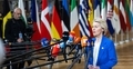 Przewodnicząca Komisji Europejskiej Ursula von der Leyen na szczycie w Brukseli