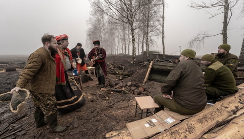 żołnierze w obwodzie charkowskim