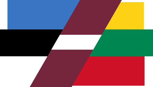 Flagi Estonii, Łotwy i Litwy