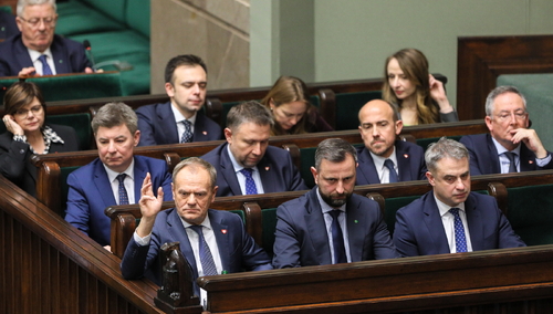 Sejm RP. Nowy rząd Donalda Tuska