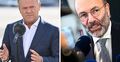 Donald Tusk i Manfred Weber