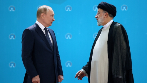 [FOTO] Szczyt Iran, Rosja, Turcja. Nie tylko Erdogan upokorzył Putina. Wymowne zdjęcie