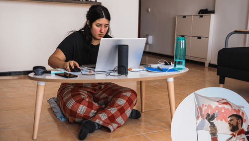 Praca zdalna nie zawsze wygląda jak nasze oczekiwania