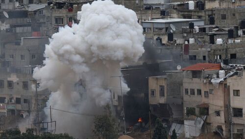 atak na obóz Nur Shams