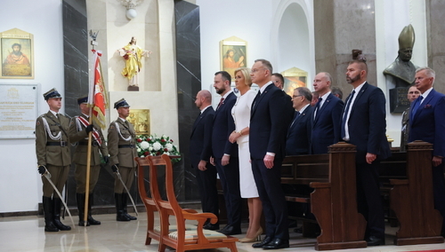 Władysław Kosiniak-Kamysz, Andrzej Duda, Agata Kornhauser-Duda, Wojciech Kolarski, Andrzej Dera, Jacek Siewiera
