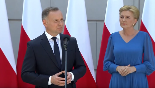 Andrzej Duda i Agata Kornhauser-Duda
