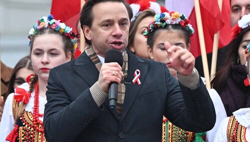 Krzysztof Bosak na Marszu Niepodległości 2025