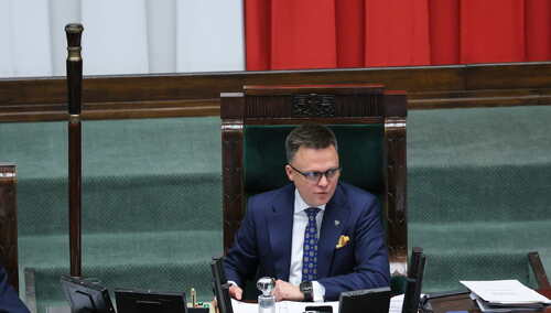 Marszałek Sejmu Szymon Hołownia