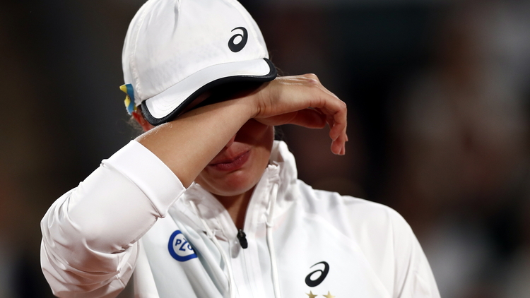 Iga Świątek po meczu 