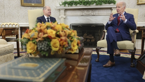 Joe Biden i Olaf Scholz