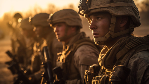 Żołnierze. Ilustracja poglądowa