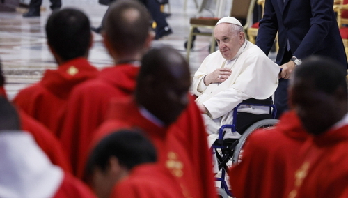 Papież Franciszek, Msza św. na Uroczystość Zesłania Ducha Świętego w Bazylice św. Piotra