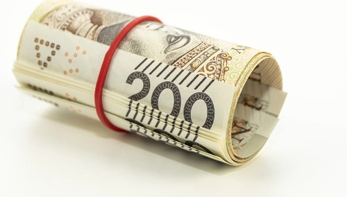 Banknoty dwustuzłotowe. Ilustracja poglądowa