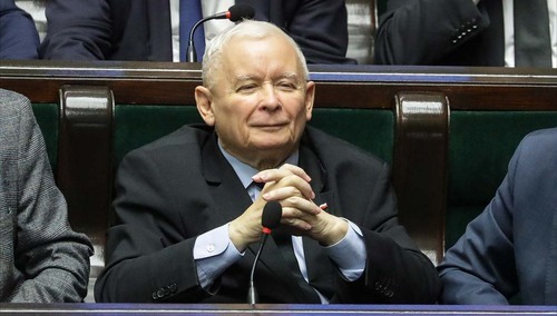 Jarosław Kaczyński w Sejmie
