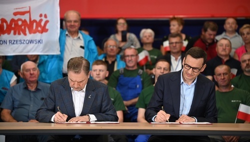 Podpisanie porozumienia Rząd-Solidarność