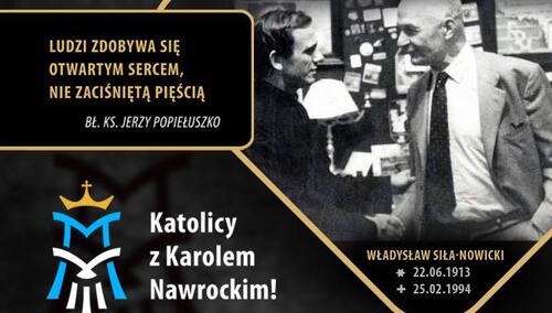 ks. Jerzy Popiełuszko i Władysław Siła-Nowicki
