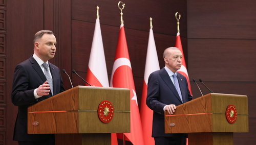 Andrzej Duda i Recep Erdogan