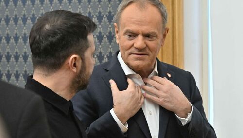 W. Zełeński i D. Tusk