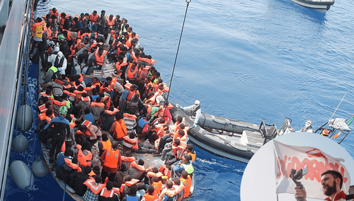 Imigranci u wybrzeży Europy