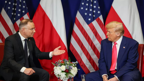 Spotkanie Andrzej Duda - Donald Trump