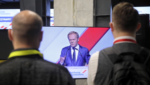 Przewodniczący Europejskiej Partii Ludowej, lider PO Donald Tusk