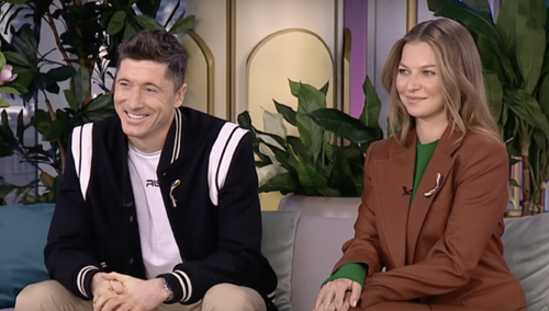 Robert Lewandowski i Anna Lewandowska