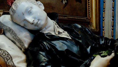 św. Stanisław Kostka. Konwent jezuitów koło Sant'Andrea al Quirinale, Rzym