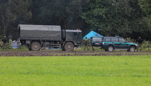 USNARZ GÓRNY UCHODŹCY NA GRANICY POLSKO-BIAŁORUSKIEJ