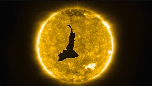 Dziura koronalna powstała na Słońcu