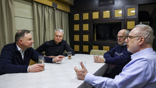 Prezydent RP Andrzej Duda na spotkaniu z przywódcami państw bałtyckich