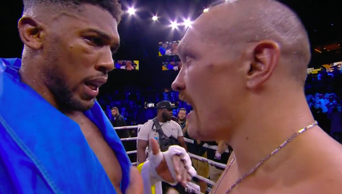Skandal po walce Joshua - Usyk. Oto co zrobił Brytyjczyk [WIDEO]
