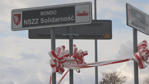 Rondo im. NSZZ "Solidarność" w Miechowie