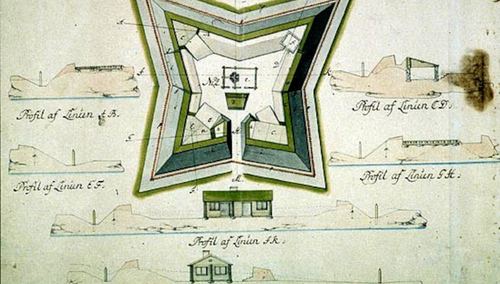 Przykład szańca. Ilustracja poglądowa