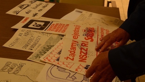 Fragment wystawy „TU rodziła się Solidarność rolników”