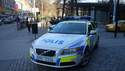 Radiowóz szwedzkiej policji / zdjęcie poglądowe 
