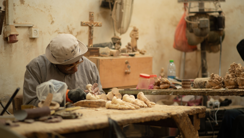 Betlejem. Wyrób pamiątek z Ziemi Świętej