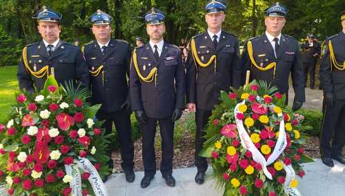 Wiceszef „S” oddał hołd strażakowi z Poznania, który zginął, ratując ludzkie życie