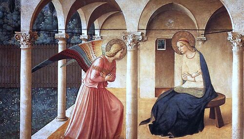 Fra Angelico "Zwiastowanie"