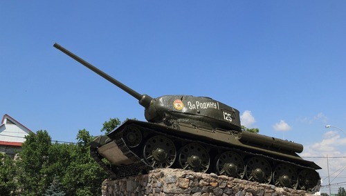 Pomnik w Tyraspolu, stolicy samozwańczego Naddniestrza