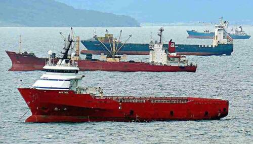 Podejrzane manewry rosyjskiego statku z "floty cieni" na Morzu Bałtyckim